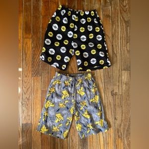 Pokémon Pajama Shorts Boys Size Small